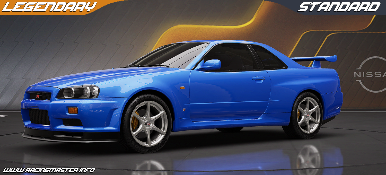 White R$ 99 Nissan Skyline GT-R `99 - Racing Master Database