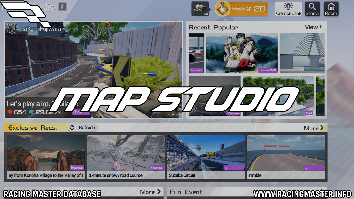 Map Studio - Racing Master Database