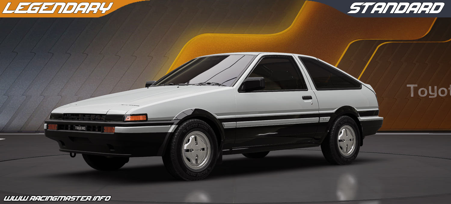 Toyota AE86 Sprinter Trueno `85 - Racing Master Database